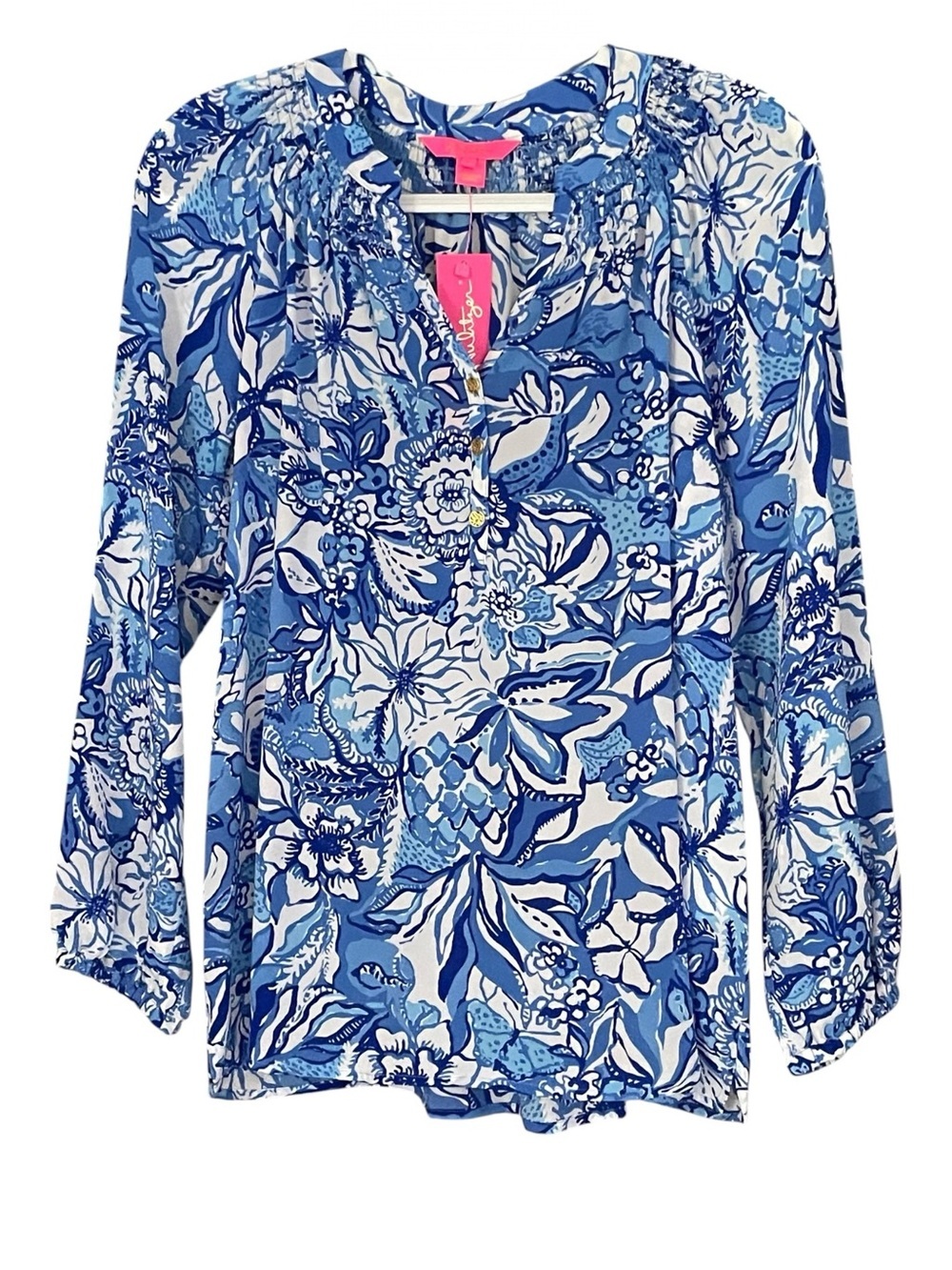 Lilly Pulitzer Elsa Silk Top S NWT - Picture 1 of 3